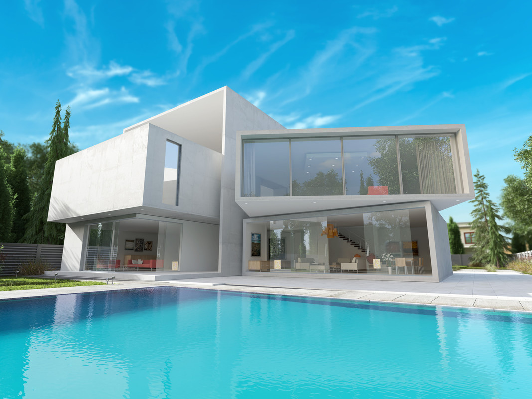 maison d'Architect avec piscine