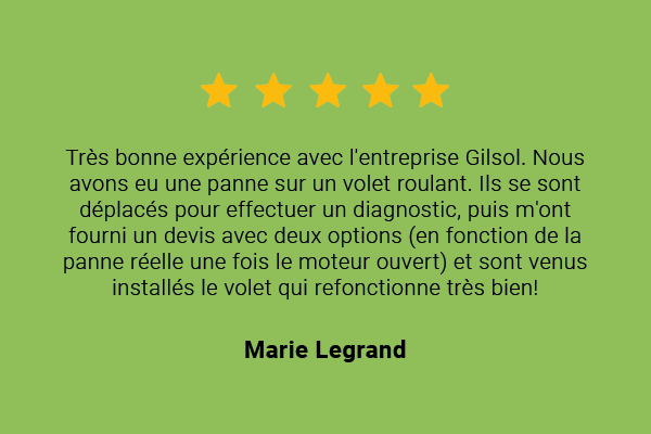 Avis sur l'entreprise Gilsol
